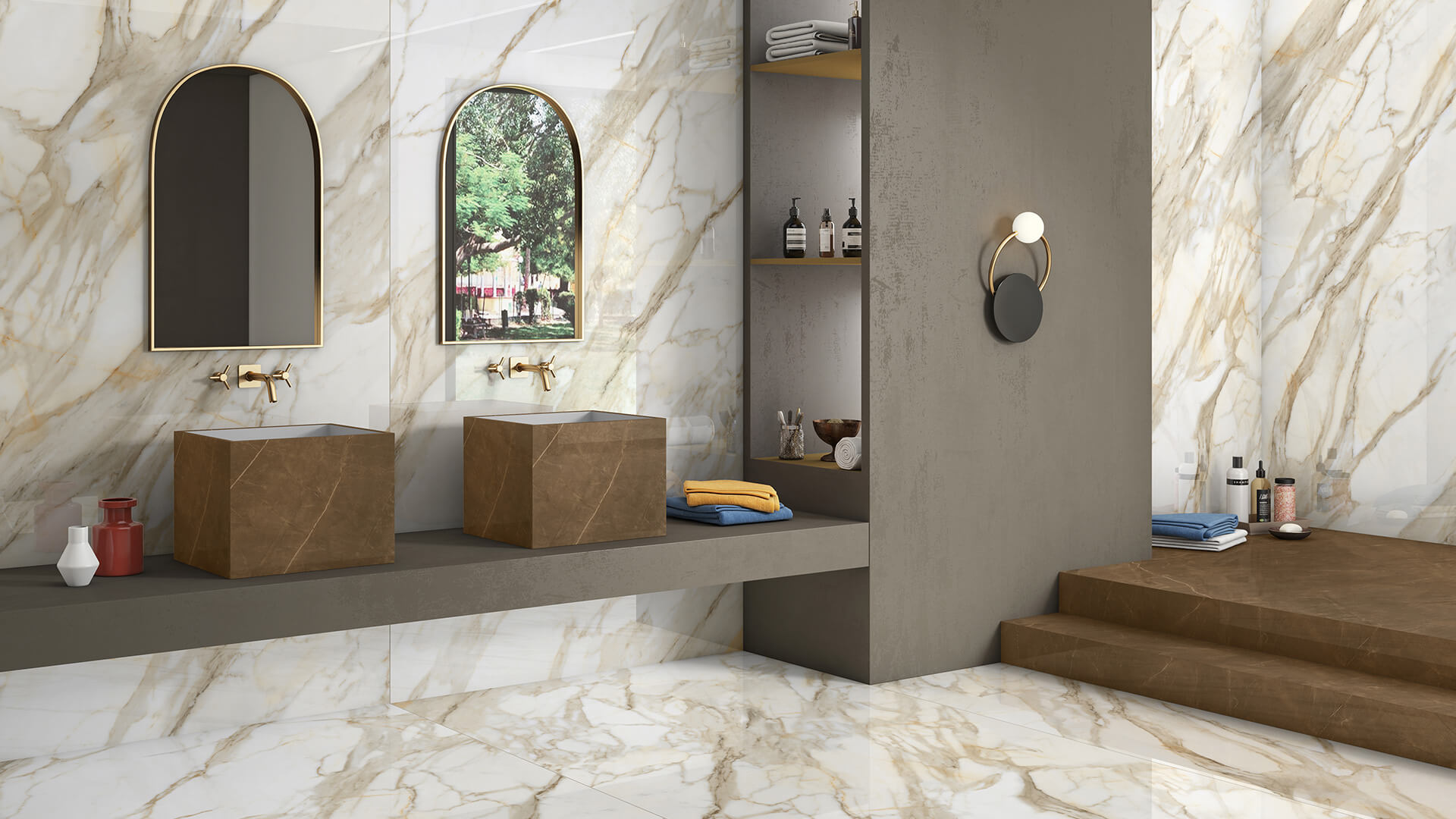 Can we use porcelain tiles for bathroom floors