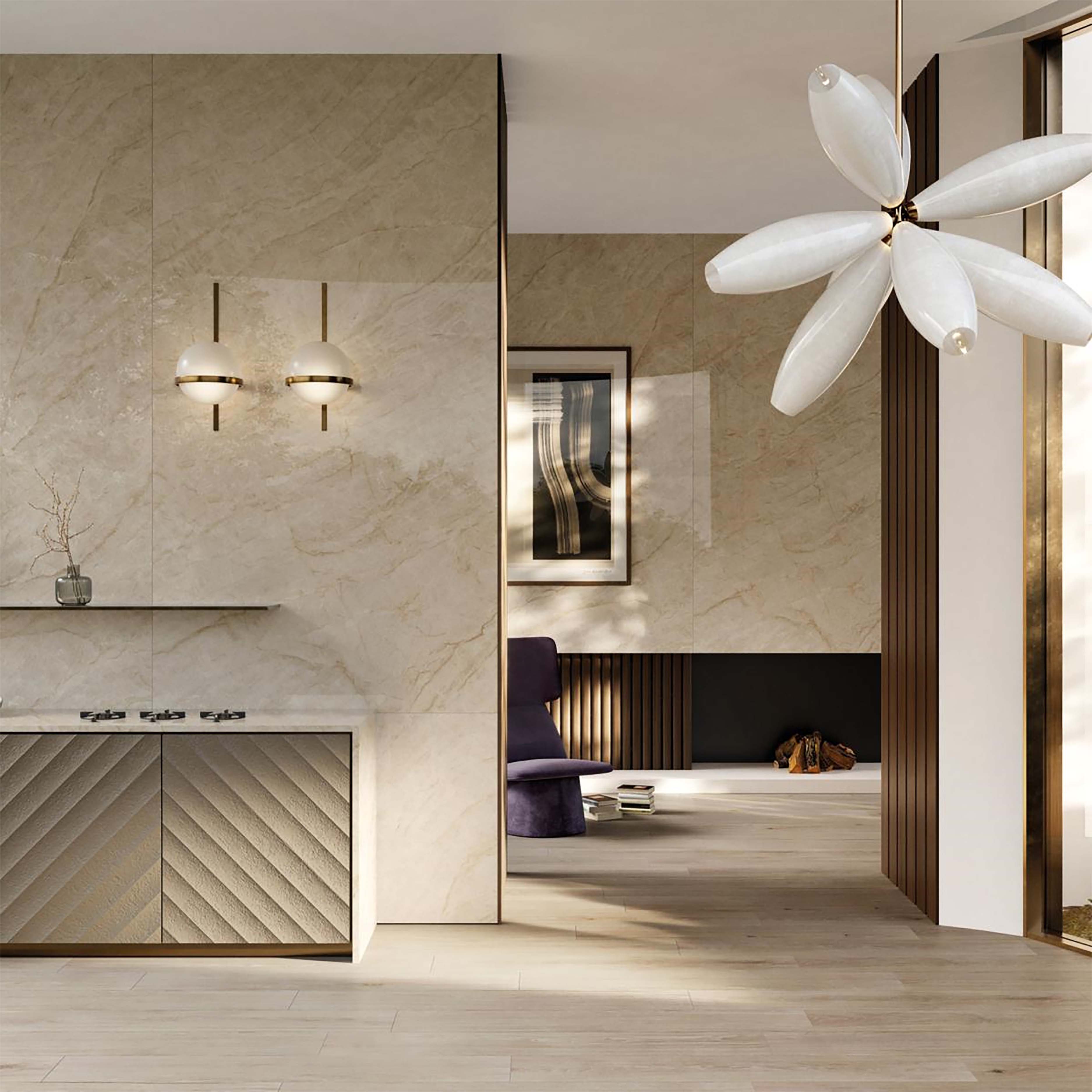 The Rise of Sintered Stone in Luxury Living Spaces