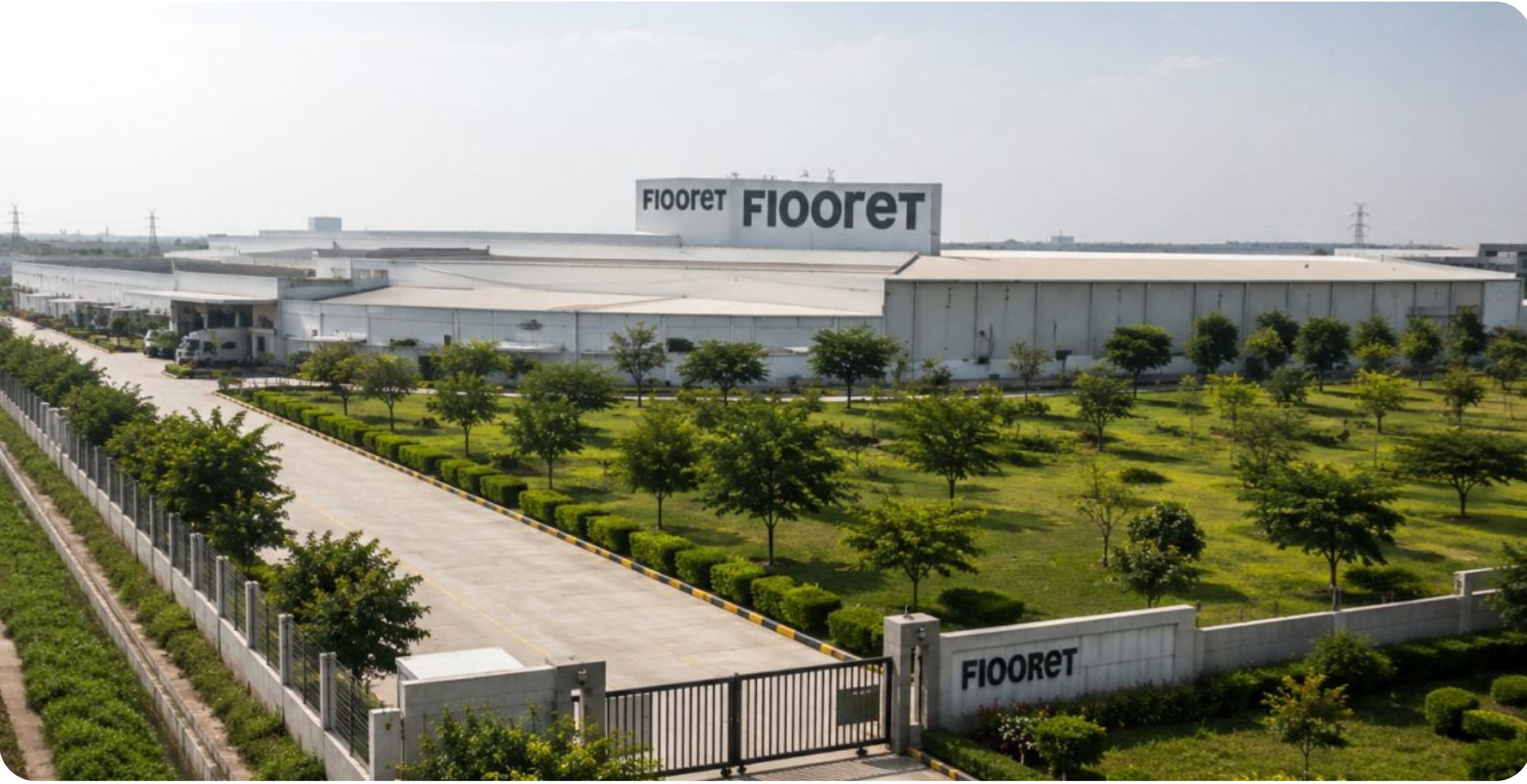 Flooret Ceramics factory campus