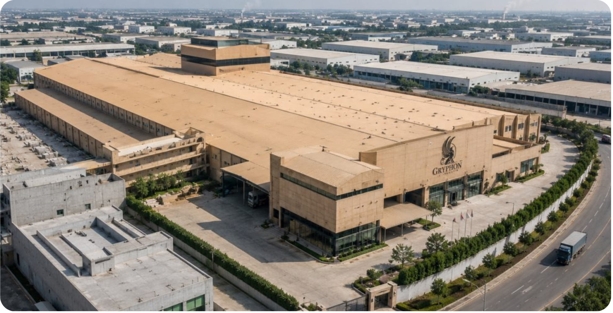 Gryphon Ceramics factory campus