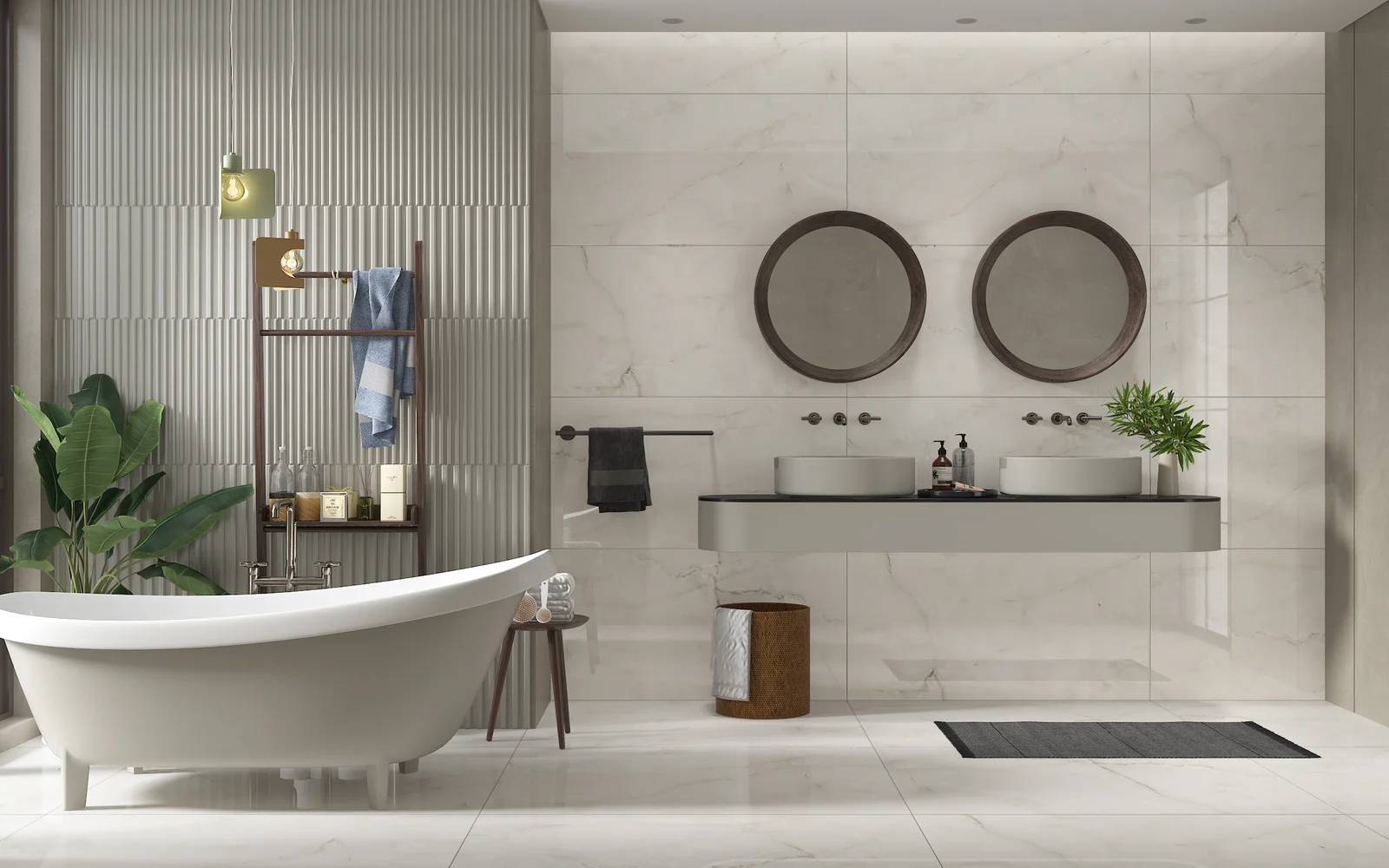 Interior with premium surfaces